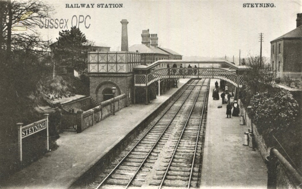 Image of Steyning - Railway Station (Caption variant)