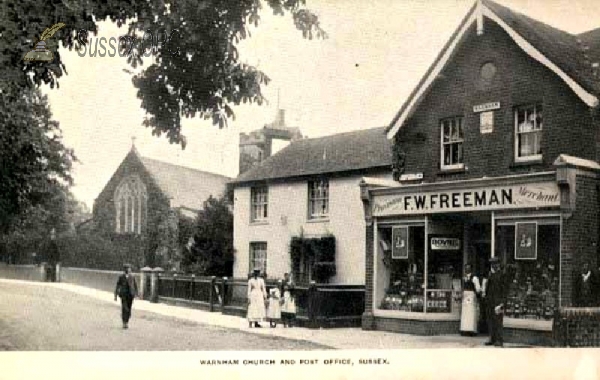 Image of Warnham - Church & Post Office