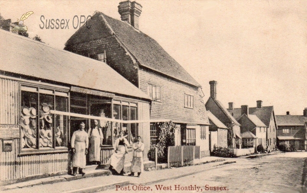 Image of West Hoathly - Post Office (T Bond, Grocer & Draper)