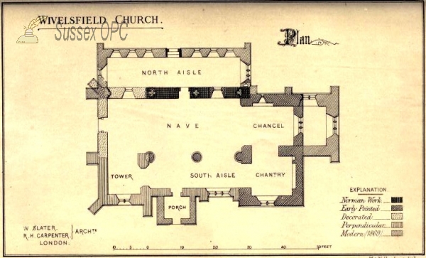 Image of Wivelsfield - St Peter & St John the Baptist Church (Plan)
