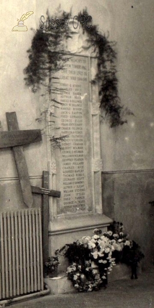 Image of Turners Hill - War memorial tablet in church tower