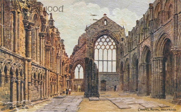 Edinburgh - Holyrood Abbey Church (Oil)