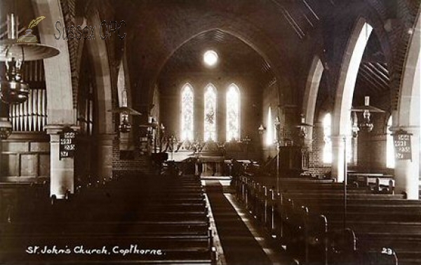 Copthorne - St John the Evangelist (Interior)