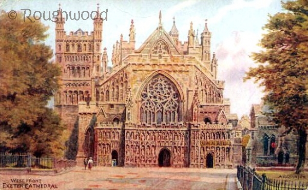 Exeter - Cathedral Church of St Peter (West Front)