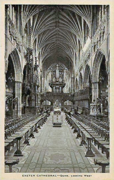 Exeter - Cathedral Church of St Peter (Interior)