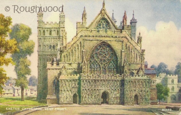 Image of Exeter - Cathedral Church of St Peter (West Front)