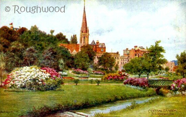 Image of Bournemouth - Central Gardens & St Andrew's (Scotch) Church