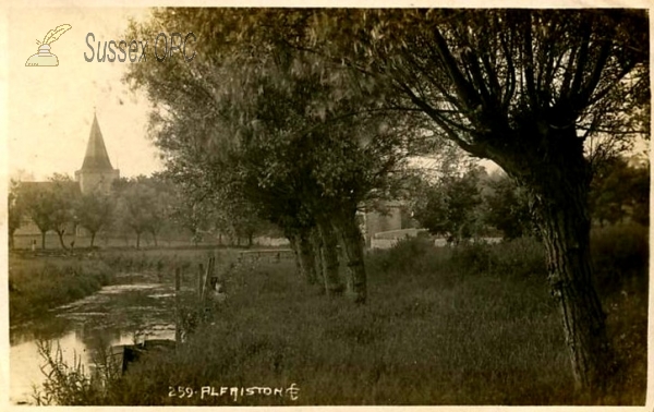 Image of Alfriston - Cuckmere River & St Andrew's Church