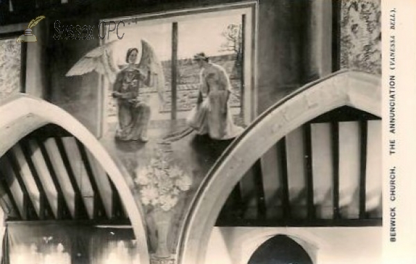 Berwick - St Michael's Church (interior) - The Annunciation by Vanessa Bell