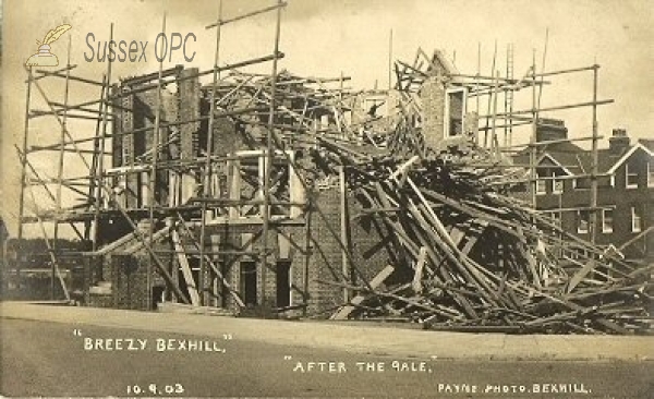 Image of Bexhill - After the Gale, 10th September 1903