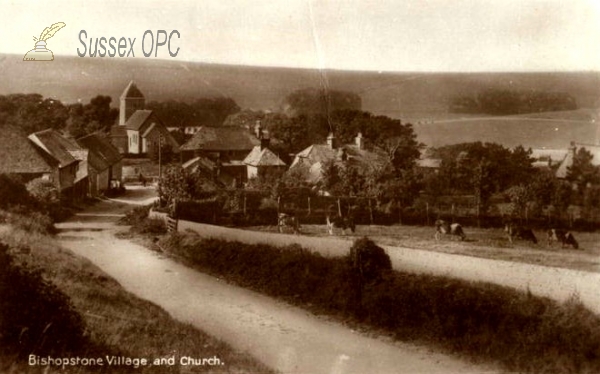 Image of Bishopstone - Church & Village