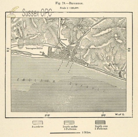 Image of Brighton - 1882 Map