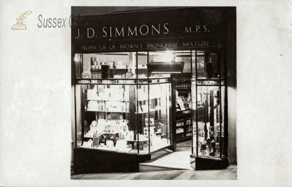 Image of Brighton - 9 Guildford Road, J D Simmons Chemist