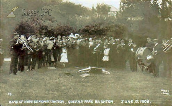 Image of Brighton - Queens Park, Band of Hope Demonstration