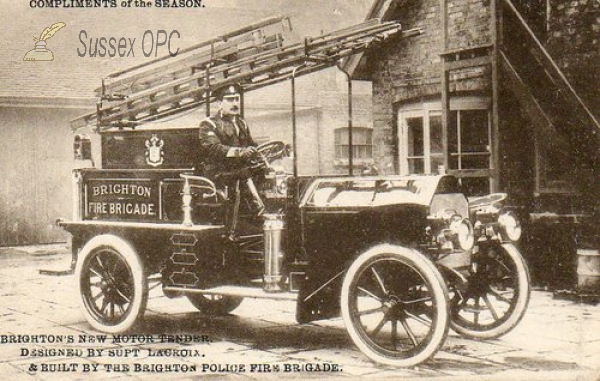 Brighton - Fire Brigade, New Motor Tender