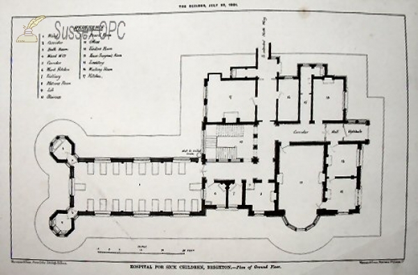 Image of Brighton - Hospital for Sick Children, Plan