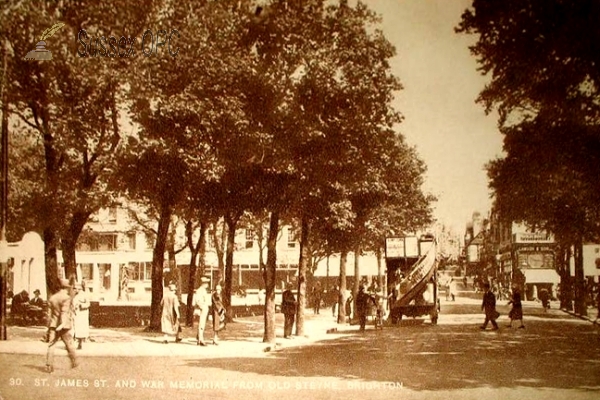 Image of Brighton - St James Street and War Memorial