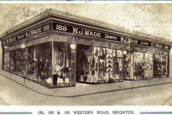 Image of Brighton - Western Road, W J Wade, Draper