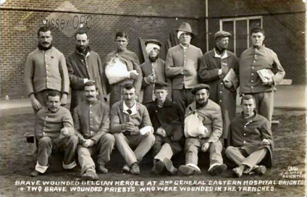 Image of Brighton - General Hospital, Wounded Belgians