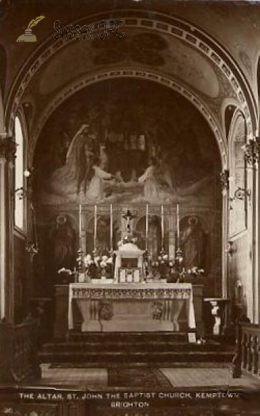 Image of Brighton - St John the Baptist Church (altar)