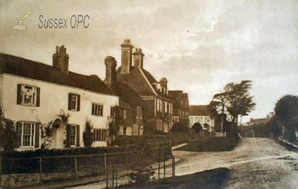 Image of Burwash - Rampyndene, Congregational Church and High Street