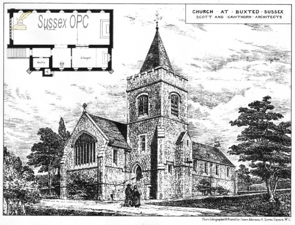 Image of Buxted - St Mary's Church - Architect's design