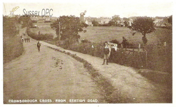 Image of Crowborough - Cross from Station Road (Windmill)