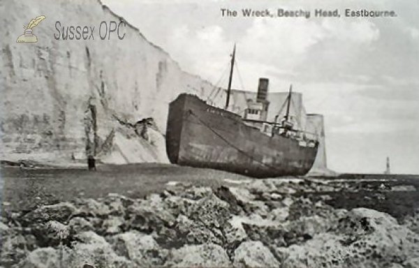 Image of Eastbourne - Wreck at Beachy Head