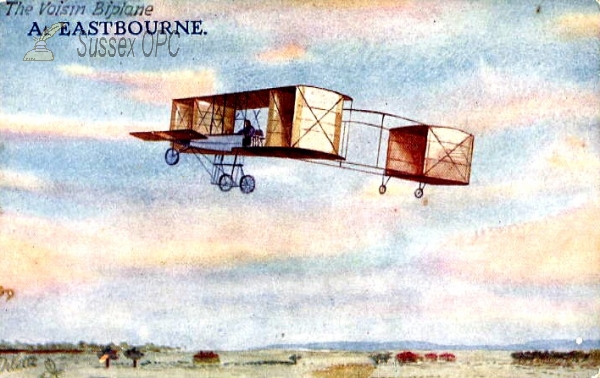 Image of Eastbourne - The Voisin Biplane