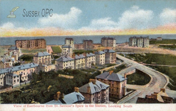 Eastbourne - View from St Saviour's Spire looking South