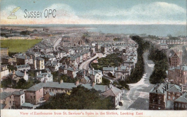 Eastbourne - View from St Saviour's Spire looking East