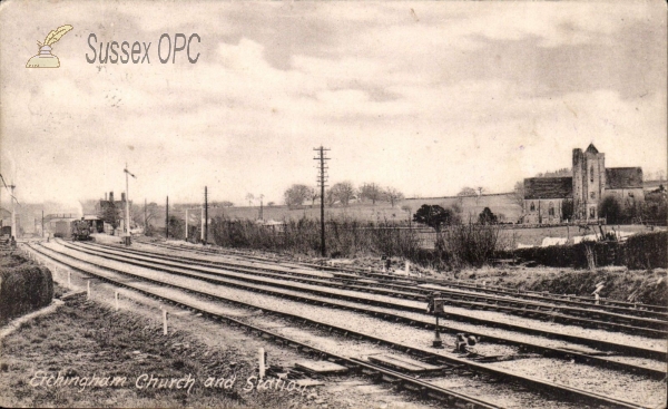 Image of Etchingham - The Church & Railway Station