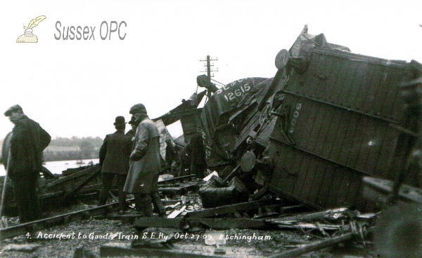 Etchingham - Railway Accident (27 Oct 1909)