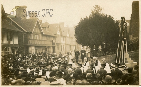 Fletching - Unveiling of War Memorial (13th Nov 1921)