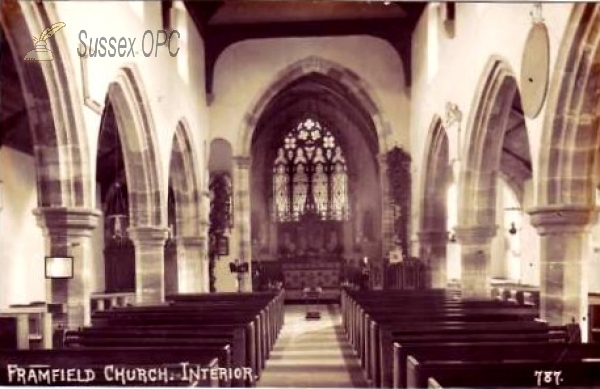 Framfield - St Thomas à Becket Church (interior)