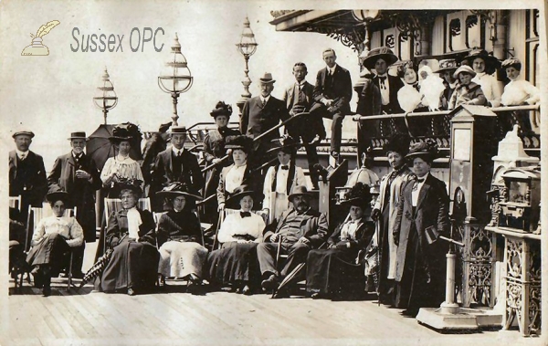Image of Hastings - A group on the Pier