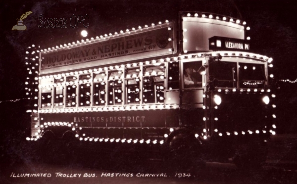 Image of Hastings - Illuminated Trolley Bus