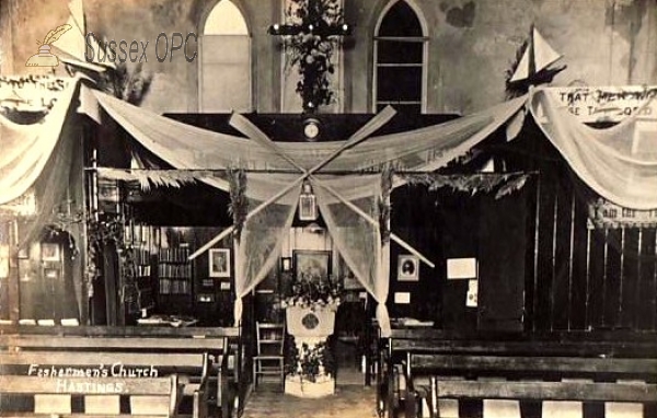 Hastings - Fishermens Church (Interior) - Harvest Festival