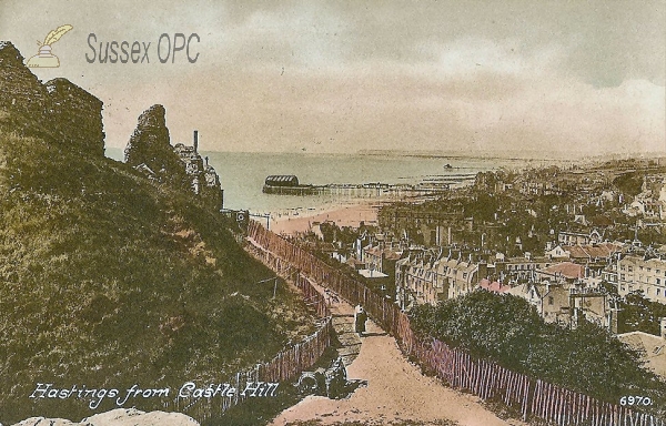 Image of Hastings - View from Castle Hill