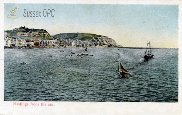 Image of Hastings - View from the sea