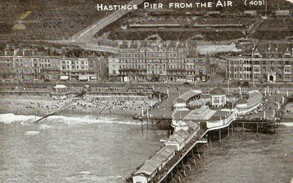 Image of Hastings - The Pier from the air