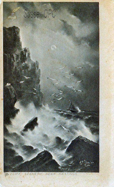Image of Hastings - Cliff Scenery