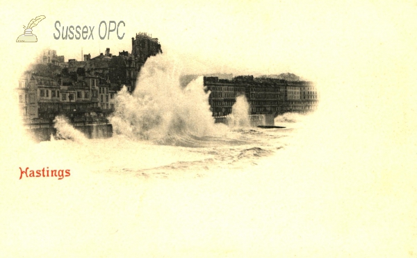 Image of Hastings - Stormy Sea