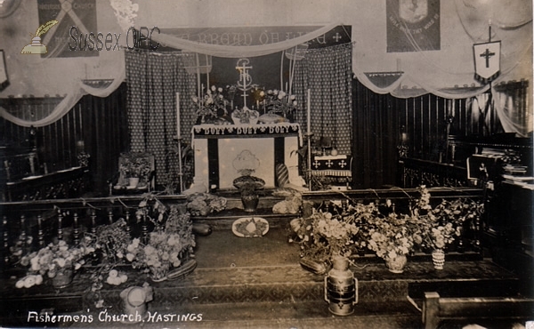 Image of Hastings - Fishermens Church (Interior) - Harvest Festival