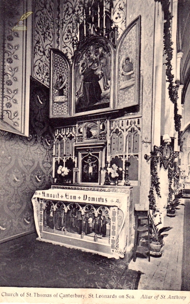 Image of St Leonards - St Thomas (Interior - Altar of St Anthony)