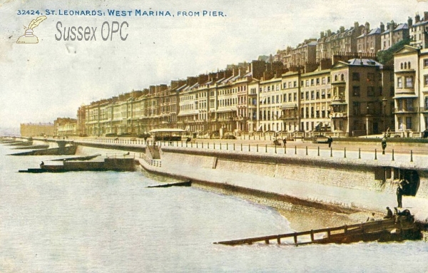 Image of St Leonards - West Marina From Pier