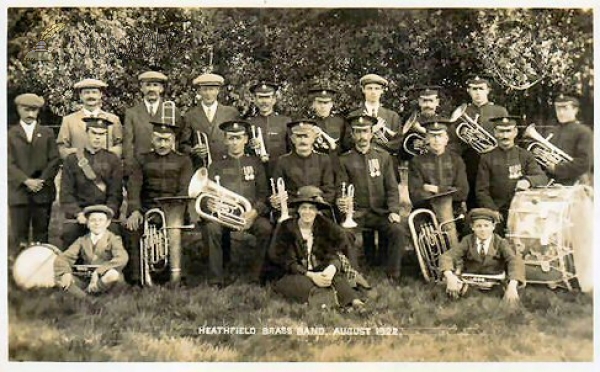 Image of Heathfield - Brass Band (August 1922)