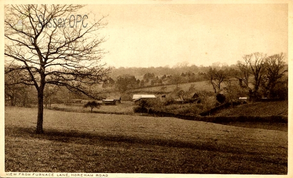 Horam - View from Furnace Lane, Horeham Road