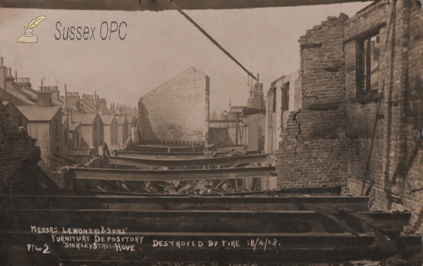 Image of Hove - Shirley Street Fire, 1908