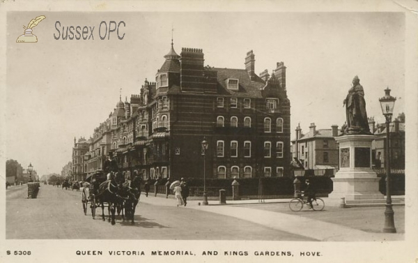 Image of Hove - Kings Gardens (Queen Victoria Memorial)